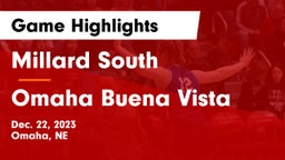Millard South  vs Omaha Buena Vista  Game Highlights - Dec. 22, 2023