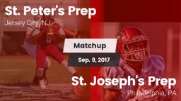 Matchup: St. Peter's Prep vs. St. Joseph's Prep  2017