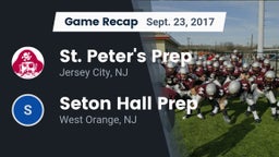 Recap: St. Peter's Prep  vs. Seton Hall Prep  2017