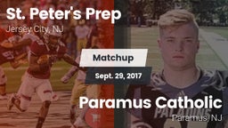 Matchup: St. Peter's Prep vs. Paramus Catholic  2017