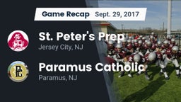 Recap: St. Peter's Prep  vs. Paramus Catholic  2017