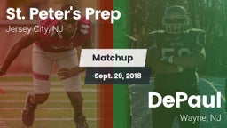 Matchup: St. Peter's Prep vs. DePaul  2018