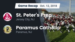 Recap: St. Peter's Prep  vs. Paramus Catholic  2018