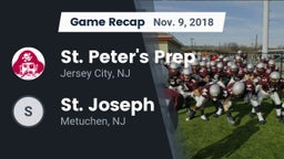 Recap: St. Peter's Prep  vs. St. Joseph  2018