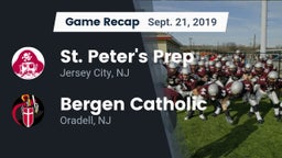 Recap: St. Peter's Prep  vs. Bergen Catholic  2019