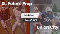 Matchup: St. Peter's Prep vs. Union City  2019