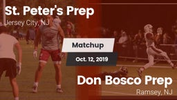 Matchup: St. Peter's Prep vs. Don Bosco Prep  2019