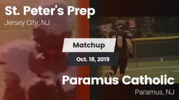 Matchup: St. Peter's Prep vs. Paramus Catholic  2019
