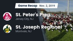 Recap: St. Peter's Prep  vs. St. Joseph Regional  2019