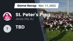 Recap: St. Peter's Prep  vs. TBD 2022