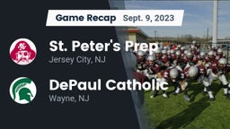 Recap: St. Peter's Prep  vs. DePaul Catholic  2023