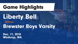 Liberty Bell  vs Brewster  Boys Varsity Game Highlights - Dec. 11, 2018