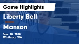 Liberty Bell  vs Manson Game Highlights - Jan. 28, 2020