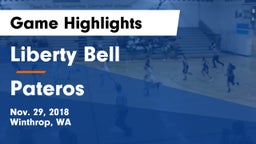 Liberty Bell  vs Pateros Game Highlights - Nov. 29, 2018
