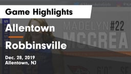 Allentown  vs Robbinsville  Game Highlights - Dec. 28, 2019