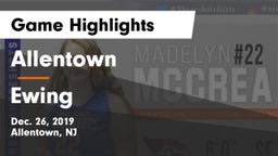 Allentown  vs Ewing  Game Highlights - Dec. 26, 2019