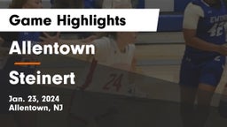 Allentown  vs Steinert  Game Highlights - Jan. 23, 2024