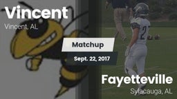 Matchup: Vincent vs. Fayetteville  2017