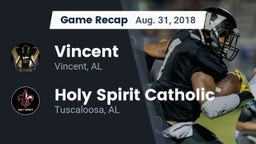 Recap: Vincent  vs. Holy Spirit Catholic  2018