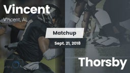Matchup: Vincent vs. Thorsby 2018