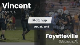 Matchup: Vincent vs. Fayetteville  2018