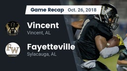Recap: Vincent  vs. Fayetteville  2018