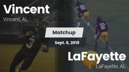 Matchup: Vincent vs. LaFayette  2019