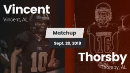 Matchup: Vincent vs. Thorsby  2019