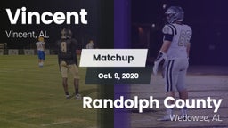 Matchup: Vincent vs. Randolph County  2020