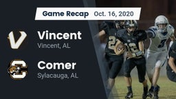 Recap: Vincent  vs. Comer  2020