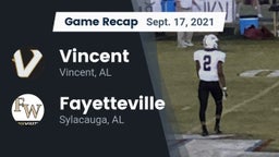 Recap: Vincent  vs. Fayetteville  2021