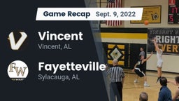 Recap: Vincent  vs. Fayetteville  2022