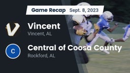 Recap: Vincent  vs. Central of Coosa County  2023