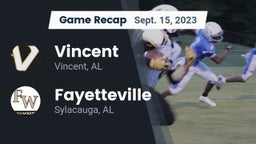 Recap: Vincent  vs. Fayetteville  2023