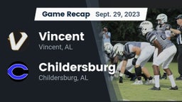 Recap: Vincent  vs. Childersburg  2023