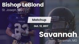 Matchup: Bishop LeBlond vs. Savannah  2017