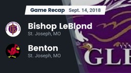 Recap: Bishop LeBlond  vs. Benton  2018