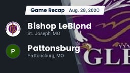 Recap: Bishop LeBlond  vs. Pattonsburg  2020