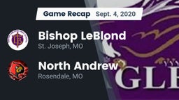 Recap: Bishop LeBlond  vs. North Andrew  2020