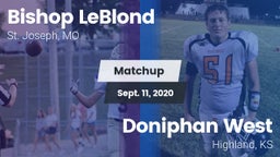Matchup: Bishop LeBlond vs. Doniphan West  2020