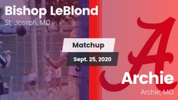 Matchup: Bishop LeBlond vs. Archie  2020