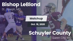 Matchup: Bishop LeBlond vs. Schuyler County 2020