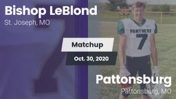 Matchup: Bishop LeBlond vs. Pattonsburg  2020