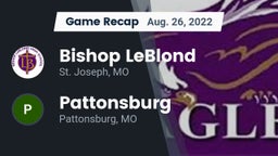 Recap: Bishop LeBlond  vs. Pattonsburg  2022