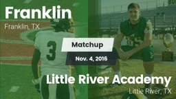 Matchup: Franklin vs. Little River Academy  2016