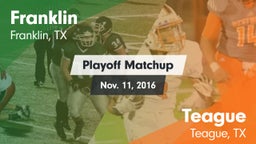 Matchup: Franklin vs. Teague  2016