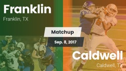 Matchup: Franklin vs. Caldwell  2017