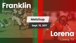 Matchup: Franklin vs. Lorena  2017