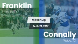Matchup: Franklin vs. Connally  2017