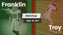 Matchup: Franklin vs. Troy  2017